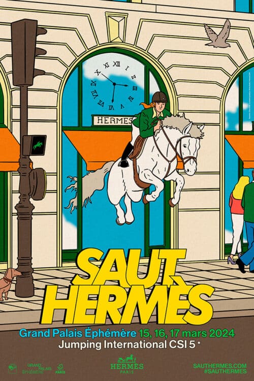 Les affiches du Saut Hermès Saut Hermès 2025